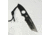 Hoffner Knives Bodyguard Belt Fixed Blade Knife, 2.5in, 440C Steel, Tanto, Steel, Black, NECK-ITP-TA