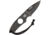 USED Hoffner Knives Bodyguard Neck Knife Fixed Blade Knife, 2.375in, 440C Steel, Standard Edge, Spear Point, Black Stonewash, NKNIFE1, EDEMO1