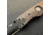 Hoffner Knives Folding Knife, 3.5in, 440c, Spear Point Blade, Chiseled Maduro Grip, Black Smooth Blade, FK-S3SBK-CMA