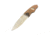 Hoffner Knives Folding Knife, 3.5in, 440c, Spear Point Blade, Chiseled Maduro Grip, Silver Combo Blade, FK-S3CBS-CMA