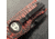 Hoffner Knives Folding Knife, 3.5in, 440c, Spear Point Blade, Chiseled Nightstalker Grip, Black Combo Blade, FK-S3CBK-CRB