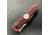 Hoffner Knives Folding Knife, 3.5in, 440c, Spear Point Blade, Chiseled Nightstalker Grip, Silver Smooth Blade, FK-S3SBS-CRB