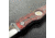 Hoffner Knives Folding Knife, 3.5in, 440c, Spear Point Blade, Chiseled Nightstalker Grip, Silver Smooth Blade, FK-S3SBS-CRB
