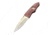 Hoffner Knives Folding Knife, 3.5in, 440c, Spear Point Blade, Chiseled Nightstalker Grip, Silver Smooth Blade, FK-S3SBS-CRB