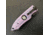 Hoffner Knives Folding Knife, 3.5in, 440c, Spear Point Blade, Chiseled Valkyrie Grip, Black Combo Blade, FK-S3CBK-CPG