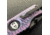 Hoffner Knives Folding Knife, 3.5in, 440c, Spear Point Blade, Chiseled Valkyrie Grip, Black Smooth Blade, FK-S3SBK-CPG