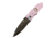 Hoffner Knives Folding Knife, 3.5in, 440c, Spear Point Blade, Chiseled Valkyrie Grip, Black Smooth Blade, FK-S3SBK-CPG