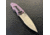 Hoffner Knives Folding Knife, 3.5in, 440c, Spear Point Blade, Chiseled Valkyrie Grip, Silver Combo Blade, FK-S3CBS-CPG