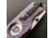 Hoffner Knives Folding Knife, 3.5in, 440c, Spear Point Blade, Chiseled Valkyrie Grip, Silver Combo Blade, FK-S3CBS-CPG