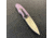 Hoffner Knives Folding Knife, 3.5in, 440c, Spear Point Blade, Chiseled Valkyrie Grip, Silver Smooth Blade, FK-S3SBS-CPG