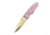 Hoffner Knives Folding Knife, 3.5in, 440c, Spear Point Blade, Chiseled Valkyrie Grip, Silver Smooth Blade, FK-S3SBS-CPG