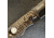 Hoffner Knives Hand Spear Fixed Blade Knife, 5in, 440C Steel, Chiseled Maduro Grip, Black Smooth Blade, Black, HS-S5SBK-CMA