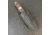 Hoffner Knives Hand Spear Fixed Blade Knife, 5in, 440C Steel, Chiseled Maduro Grip, Silver Smooth Blade, Black, HS-S5SBS-CMA