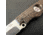 Hoffner Knives Hand Spear Fixed Blade Knife, 5in, 440C Steel, Chiseled Maduro Grip, Silver Smooth Blade, Black, HS-S5SBS-CMA