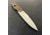 Hoffner Knives Hand Spear Fixed Blade Knife, 5in, 440C Steel, Chiseled Maduro Grip, Silver Smooth Blade, Black, HS-S5SBS-CMA