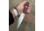 Hoffner Knives Hand Spear Fixed Blade Knife, 5in, 440C Steel, Chiseled Nightstalker Grip, Silver Smooth Blade, Black, HS-S5SBS-CRB