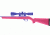 Hogue Rubber OverMolded Stock w/ .920in. Diameter Barrel, Pink - Ruger 10/22 - 22710