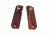 Hogue 1911 Govt. Ambidextrous Safety Cut Grip, Model Bobtail, Checkered, Coco Bolo, 45851