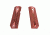 Hogue 1911 Govt. Ambidextrous Safety Cut Grip, Model Bobtail, Checkered, Rosewood Laminate, 45551