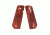 Hogue 1911 Govt. Ambidextrous Safety Cut Grip, Model Round Heel, Checkered, Coco Bolo, 45841