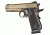 Hogue 1911 Govt. Grip, Model Round Heel, Checkered, G10 G-Mascus, Black/Grey 01857