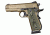 Hogue 1911 Govt. Grip, Model Round Heel, Checkered, G10 G-Mascus, Green Lava 01858