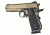 Hogue 1911 Govt. Grip, Model Round Heel, Piranha, G10, Black 01829