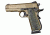 Hogue 1911 Govt. Grip, Model Round Heel, Piranha, G10 G-Mascus, Green Lava 01828