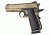 Hogue 1911 Govt. Grip, Model Round Heel, Smooth, G10, Black 01849