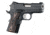 Hogue 1911 Officers Laser Enhanced Grip, Green Laser, Checkered, Reinforced Walnut, Walnut, 43481