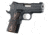 Hogue 1911 Officers Laser Enhanced Grip, Red Laser, Checkered, Reinforced Walnut, Walnut, 43480