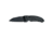 Hogue A01 MicroSwitch Automatic Folding Knives, 2.75in, CPM 154 Stainless Steel Black Cerakote, Warncliffe Blade, Matte Black Handle, 24106