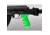 Hogue AK-47/AK-74 Rubber Grip, w/Finger Grip w/Finger Grooves Zombie Green 79224