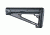Hogue AR-15/M-16 OverMolded Fixed Buttstock - Fits A2 Buffer Tube, Black, 15041