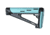 Hogue AR-15/M-16 OverMolded Fixed Buttstock - Fits A2 Buffer Tube, Aqua, 13441