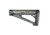 Hogue AR-15/M-16 OverMolded Fixed Buttstock - Fits A2 Buffer Tube, OD Green, 15241