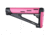 Hogue AR-15/M-16 OverMolded Fixed Buttstock - Fits A2 Buffer Tube, Pink, 15741