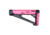 Hogue AR-15/M-16 OverMolded Fixed Buttstock - Fits A2 Buffer Tube, Pink, 15741