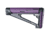 Hogue AR-15/M-16 OverMolded Fixed Buttstock - Fits A2 Buffer Tube, Purple, 15641