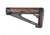 Hogue AR-15/M-16 OverMolded Fixed Buttstock - Fits A2 Buffer Tube, Red Lava, 15441