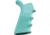 Hogue AR-15/M-16 Rubber Grip Beavertail with Finger Grooves, Aqua, 13024