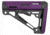 Hogue AR-15/M16 Collapsible Buttstock Purple Rubber