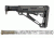 HOGUE AR15/M16 OverMold Collapsible Buttstock Assy, Includes Mil-Spec Buffer Tube and Hardware, Ghillie Green Rubber 15845