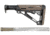 Hogue AR15/M16 OverMold Collapsible Buttstock Assy, w/ Mil-Spec Buffer Tube and Hardware, Ghillie Tan Rubber 15945