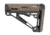 Hogue AR15/M16 OverMold Collapsible Buttstock, Fits Mil-Spec Buffer Tube, Ghillie Tan Rubber 15940