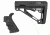 HOGUE AR15/M16 Kit, Finger Groove Beavertail Grip and OverMold Collapsible Buttstock, Fits Comm. Buffer Tube, Black Rubber 15055