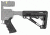 HOGUE AR15/M16 Kit, Finger Groove Beavertail Grip and OverMold Collapsible Buttstock, Fits Comm. Buffer Tube, Black Rubber 15055
