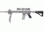 HOGUE AR15/M16 Kit, Finger Groove Beavertail Grip and OverMold Collapsible Buttstock, Fits Mil-Spec Buffer Tube, Black Rubber 15056