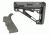 HOGUE AR15/M16 Kit, Finger Groove Beavertail Grip and OverMold Collapsible Buttstock, Fits Mil-Spec Buffer Tube, Ghillie Green Rubber 15856