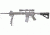 HOGUE AR15/M16 Kit, Finger Groove Beavertail Grip and OverMold Collapsible Buttstock, Fits Mil-Spec Buffer Tube, Ghillie Green Rubber 15856